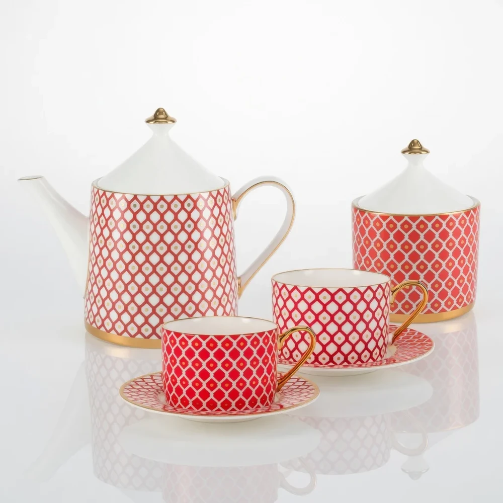 „Scarlet tea set, Idyll“ – tai angliškas pavadinimas, kurį reikėtų versti į lietuvių kalbą kaip „Scarlet arbatos servizas, Idyll“. Tačiau, kadangi tai prekės ženklo ar kolekcijos pavadinimas, jis dažnai paliekamas originalo kalba. Jei reikia lietuviško aprašymo, galėtų būti: „Arbatos servizas Scarlet, kolekcija Idyll“.