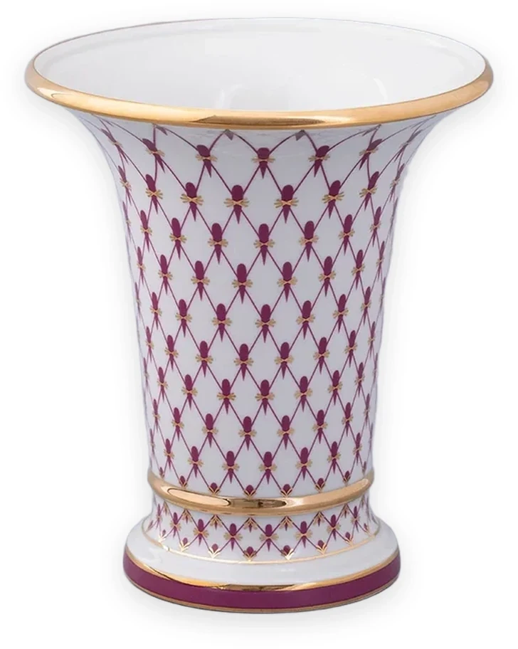 Raudonas NET Empire vase