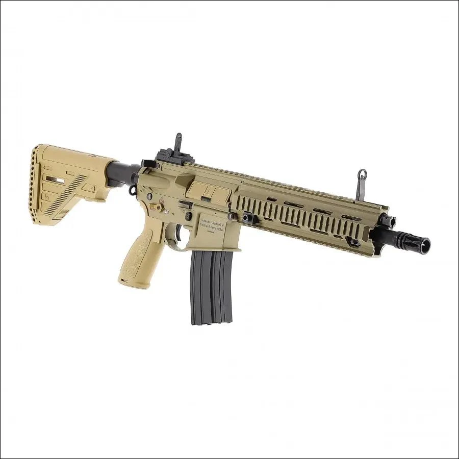 Airsoft karabinas H&K Heckler&Koch HK416 A5 Sportsline EyeTrace 6 mm žaliai-ruda