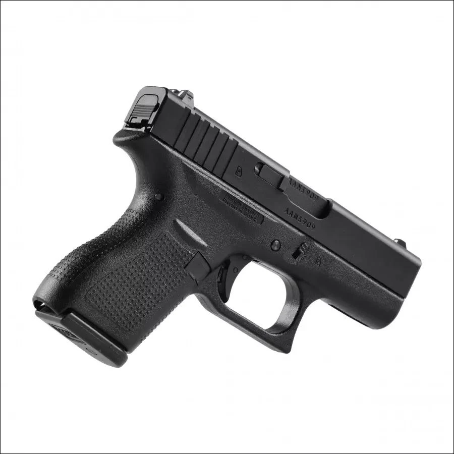 Airsoft pistoletas ASG Glock 42 6 mm žalias gas