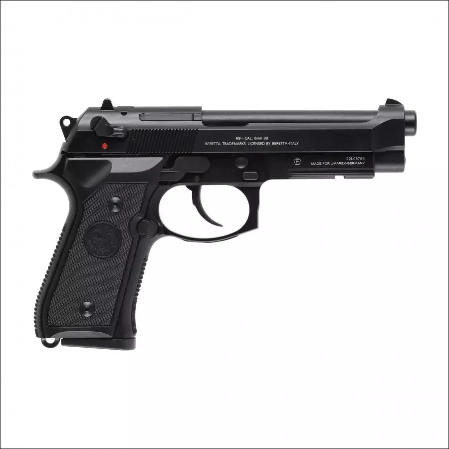 Airsoft pistoletas Beretta M9 6 mm žalias gas