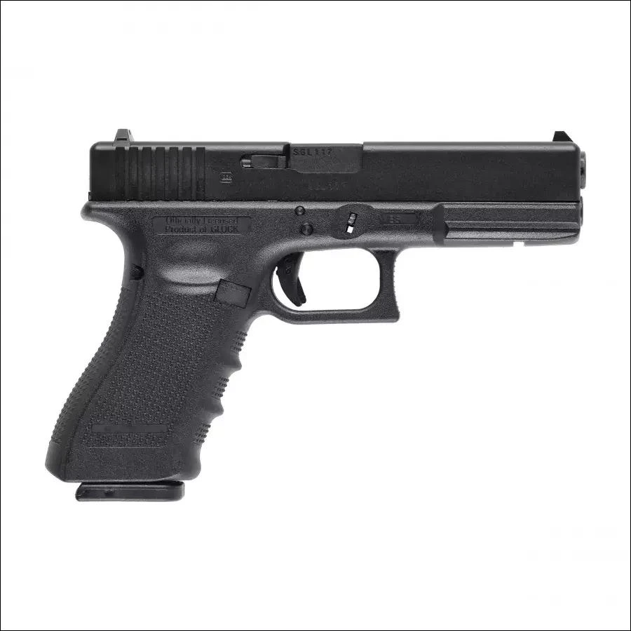 Airsoft pistoletas Glock 17 gen 4. 6 mm žalias gas