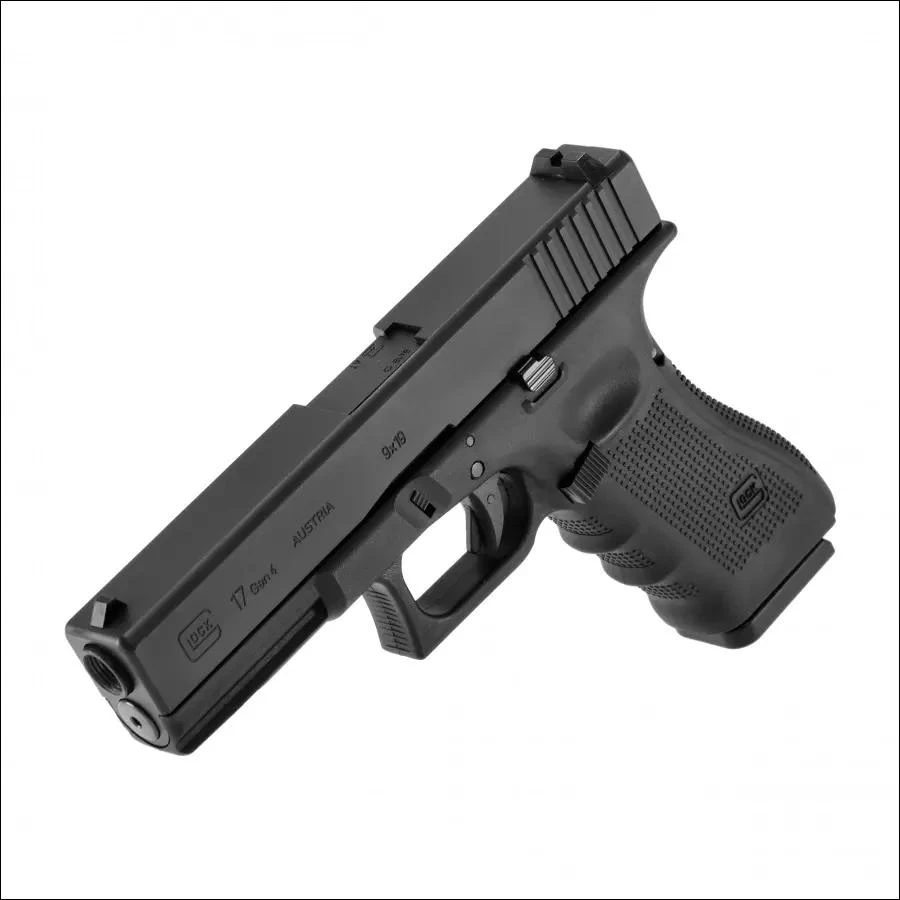 Airsoft pistoletas Glock 17 gen 4, 6 mm co2