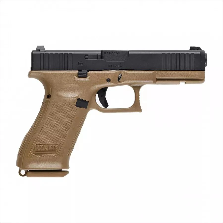 Airsoft pistoletas Glock 17 Gen5 French Edition, 6 mm žalias gas
