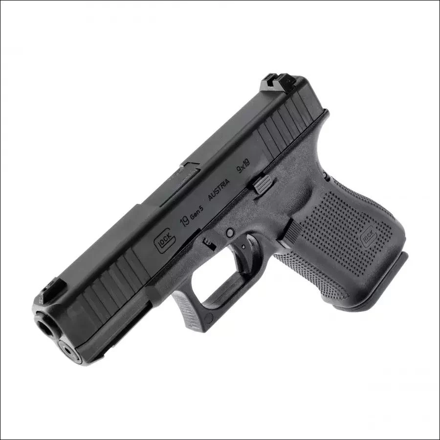 Airsoft pistoletas Glock 19 gen 5. 6 mm žalias gas