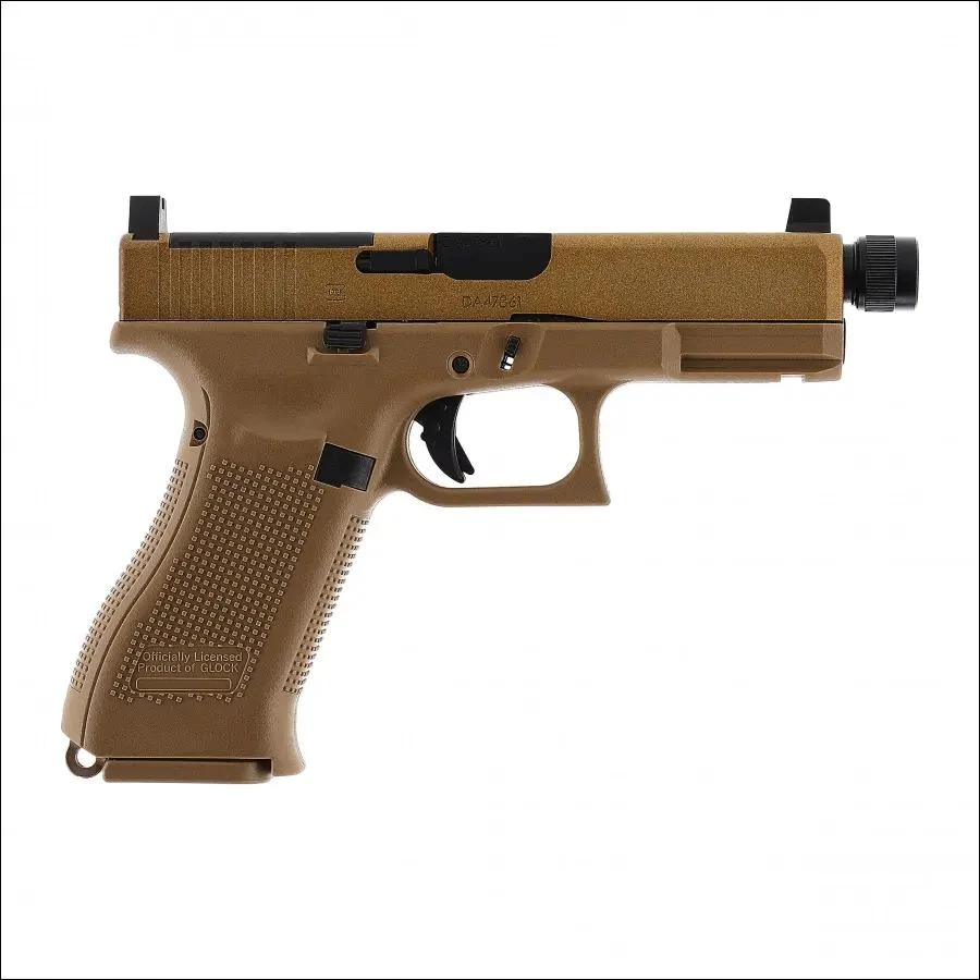 Airsoft pistoletas Glock 19X MOS 6 mm Coyote BB CO2