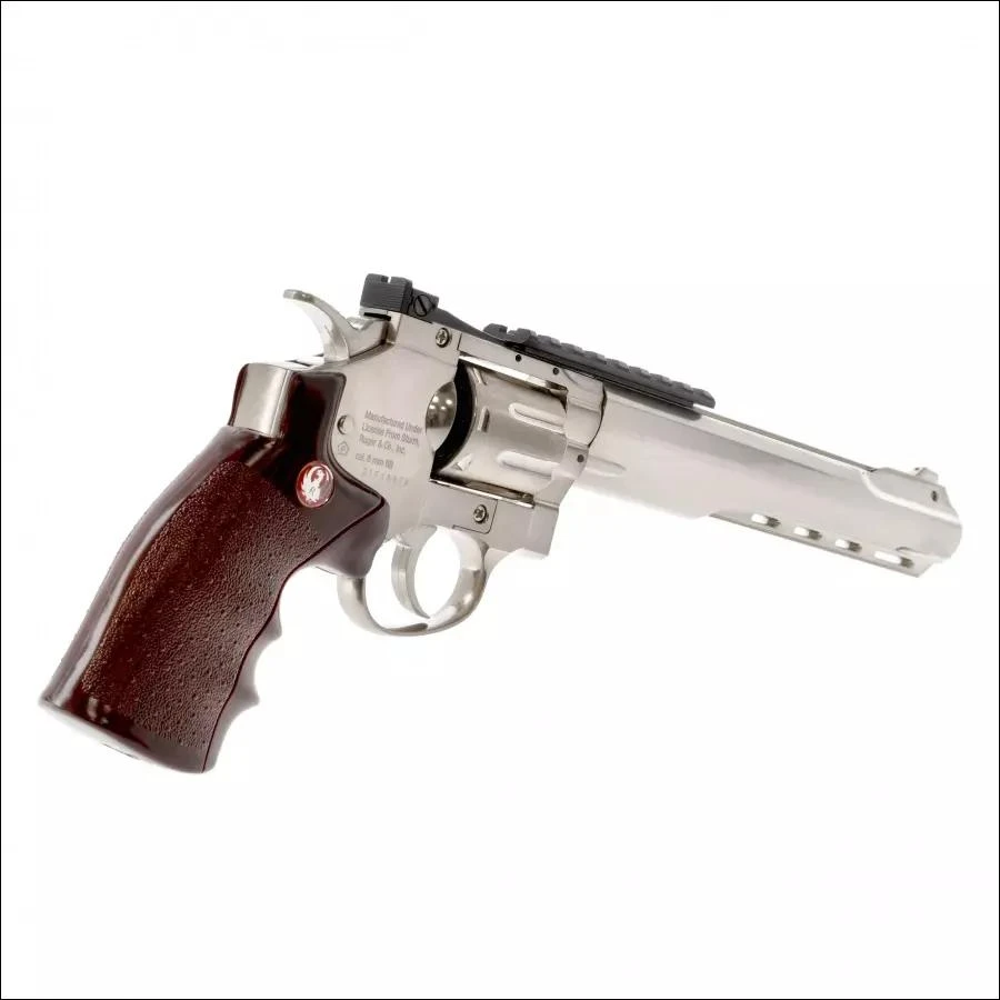 Airsoft revolveris Ruger Superhawk 8" 6 mm CO2
