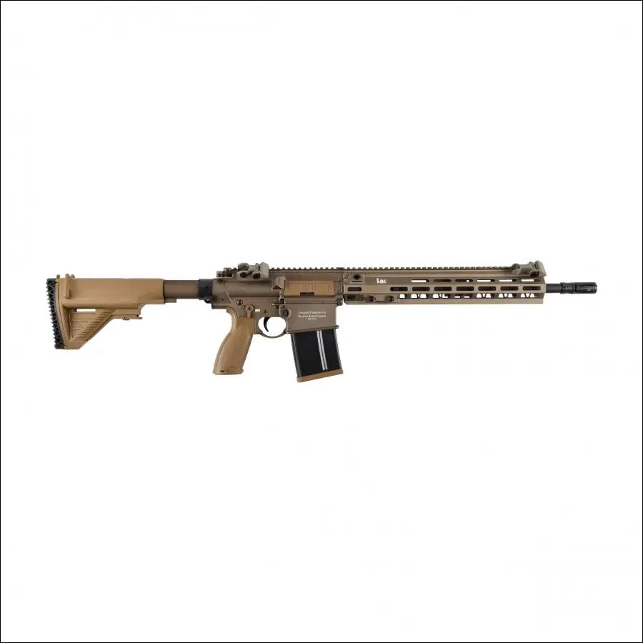 Airsoft šautuvas Heckler&Koch HK M110 A1 6 mm, dujinis, žaliai ruda