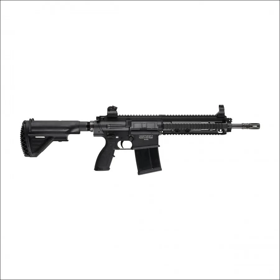 Airsoft šautuvas Heckler&Koch HK417 6 mm žalias gas