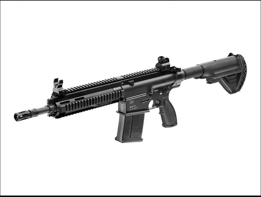 Airsoft šautuvas Heckler&Koch HK417 6 mm žalias gas