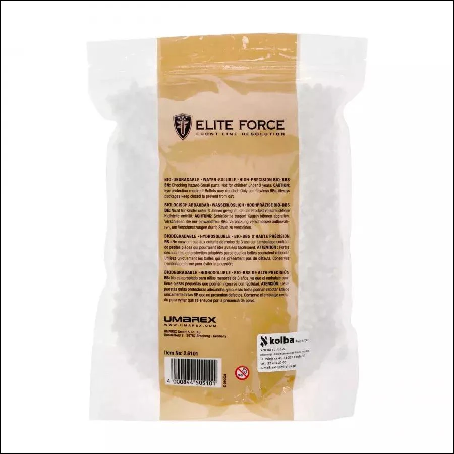 Airsoft šratai Elite Force Premium Bio 0,25 g 6 mm 4000 vnt.