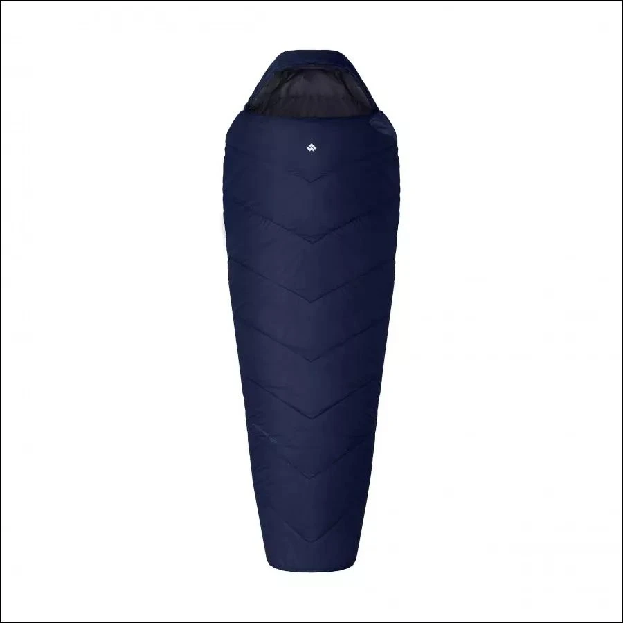 Alpinus Fiber Pro 1500 miegmaišis kairėje, tamsiai mėlyna