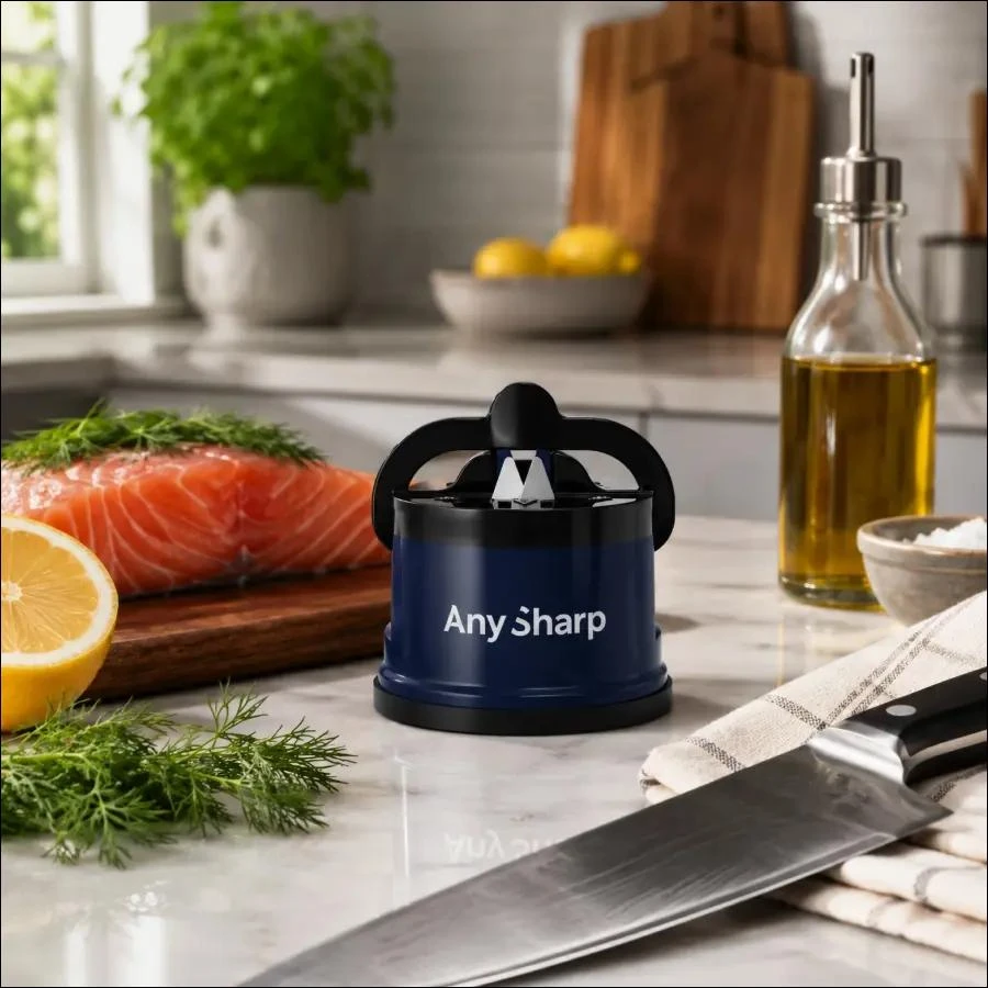 AnySharp Pro peilių galąstuvas, mėlynas