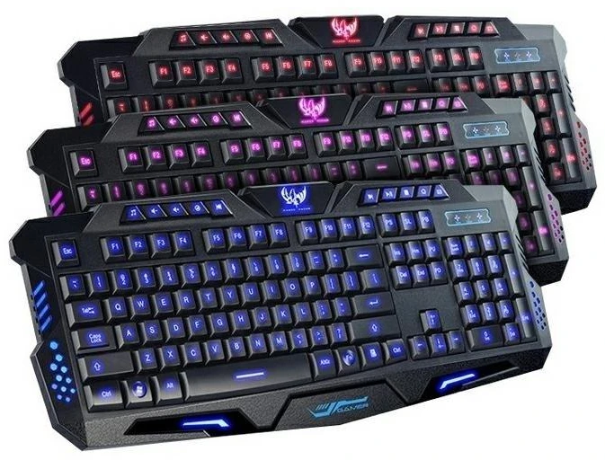 Apšviečiama žaidimų klaviatūra „Gotel K800E“