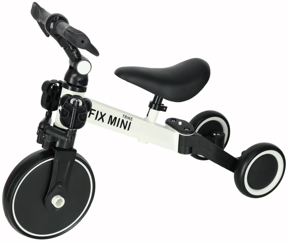 Trike Fix Mini krosinis triratukas 3in1 su pedalais baltas