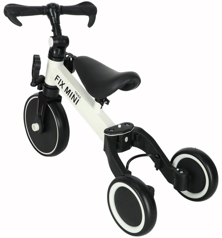 Trike Fix Mini krosinis triratukas 3in1 su pedalais baltas