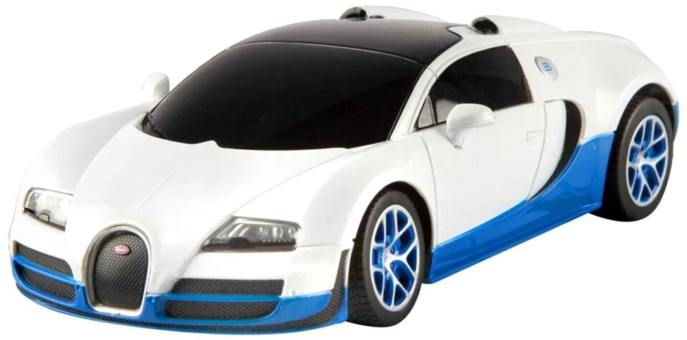 Baltas nuotoliniu būdu valdomas automobilio modelis „Bugatti Veyron Grand Sport“ Rastar 47000, 1:24 mastelis