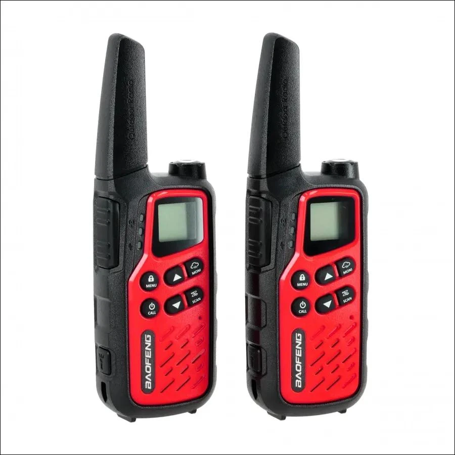 Dvikryptis Radijas - Baofeng BF-T25E Raudona