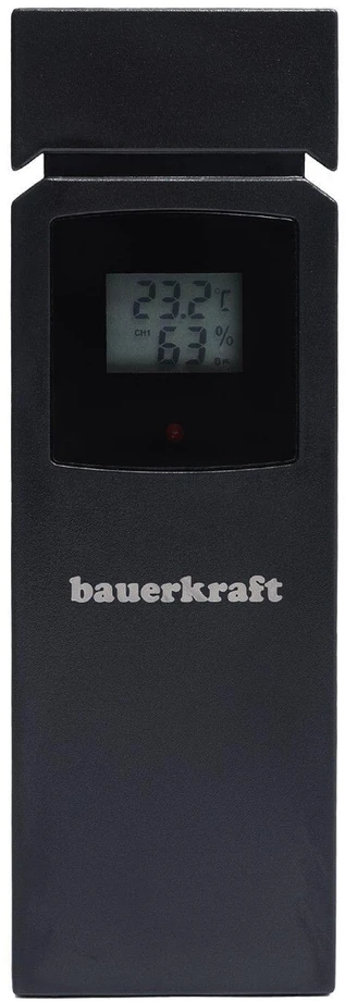 Virtuvinis kombainas „Bauerkraft“ belaidė meteorologinė stotelė su termometru, barometru, laikrodžiu ir žadintuvu