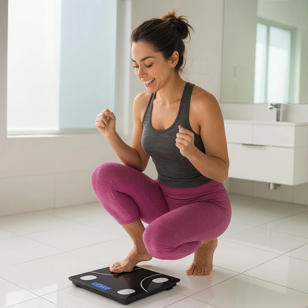 Virtuvinis kombainas Bauerkraft išmaniosios analitinės vonios svarstyklės su programėle, iki 180 kg