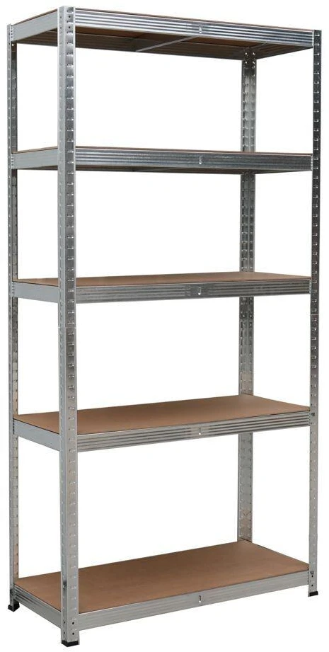 „Bauerkraft“ metalinis sandėliavimo stelažas 2 viename, 5 lentynos, 150 × 75 × 30 cm