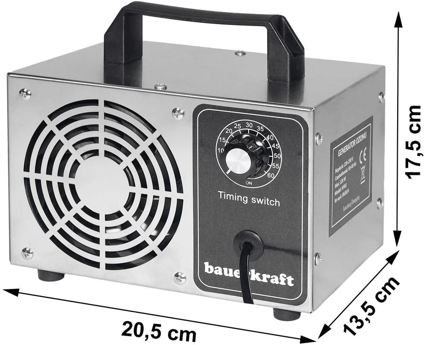 Drėkintuvas Bauerkraft Ozonatorius 60 g/h su Laikmačiu