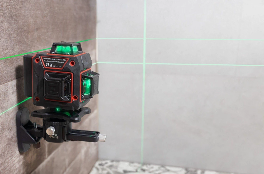Bauerkraft lazerinis nivelyras 4D 360°
