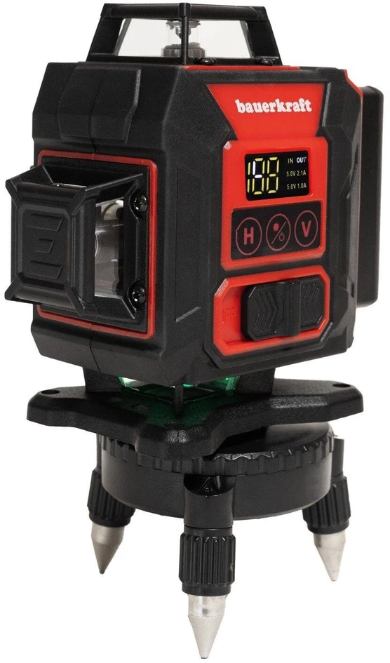 Bauerkraft lazerinis nivelyras 4D 360°