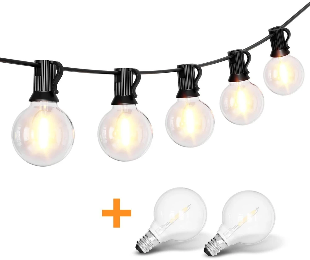 Grandininis pjūklas Bauerkraft Sodo šviesų girlianda 25x LED 15m 9 režimai sodo šviestuvai 9W