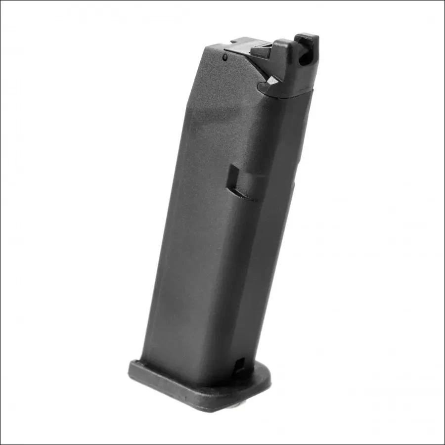 Dėtuvė airsoft pistoletui Glock 17 gen5 MOS 6 mm BB 1J žalias gas