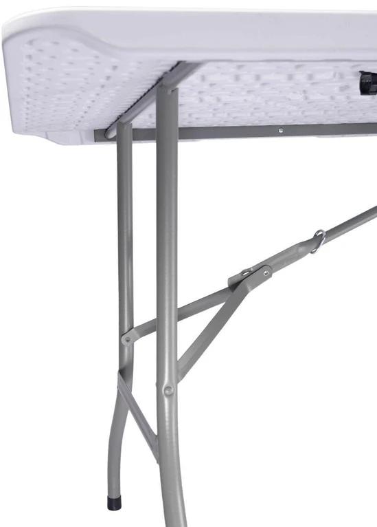 Didelis sulankstomas sodo ir banketinis stalas-lagaminas „Bauerkraft“, 180 cm