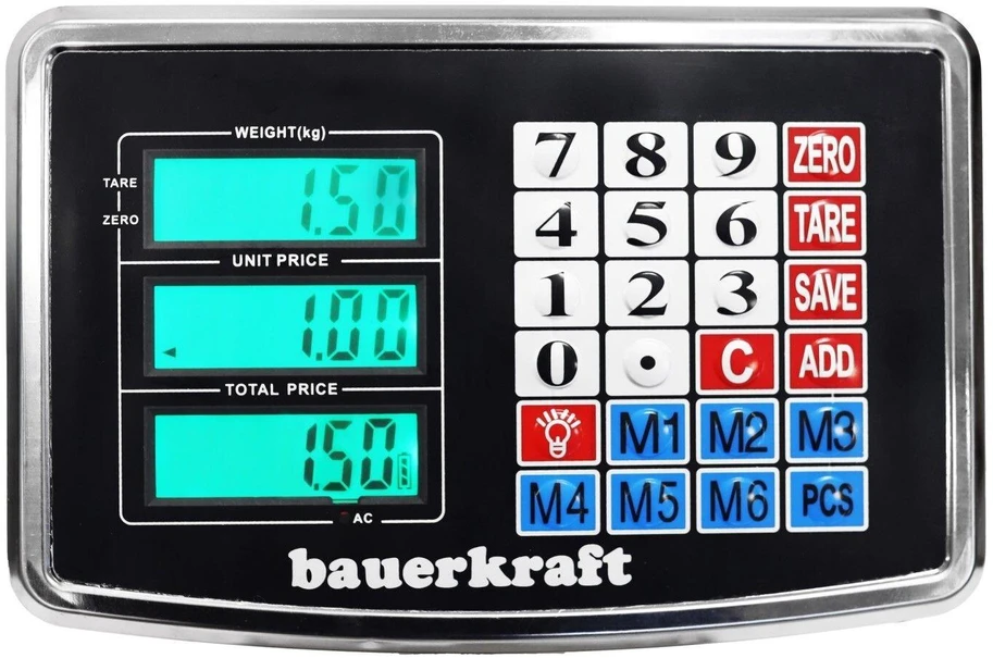 Bauerkraft Tiksliai sveriančios elektroninės svarstyklės