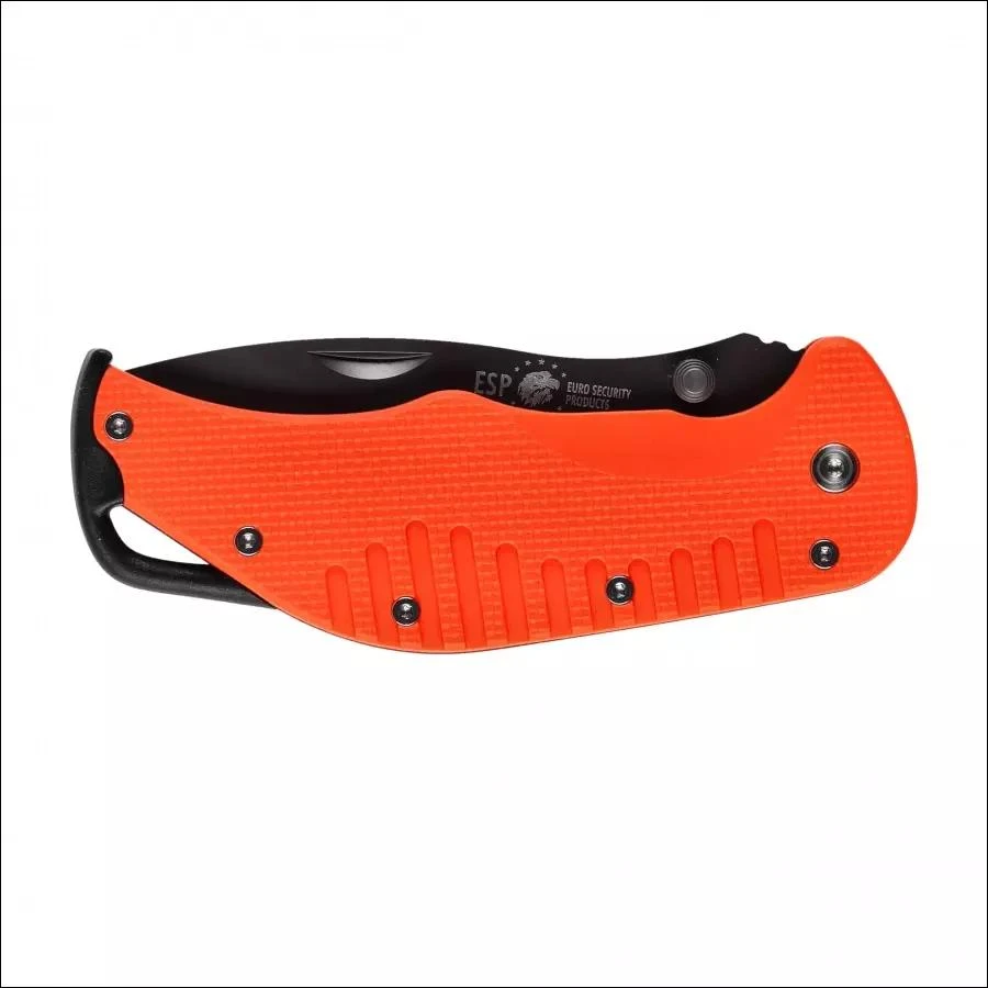 Sulankstomas peilis ESP EK-OB-01 su oranžine rankena