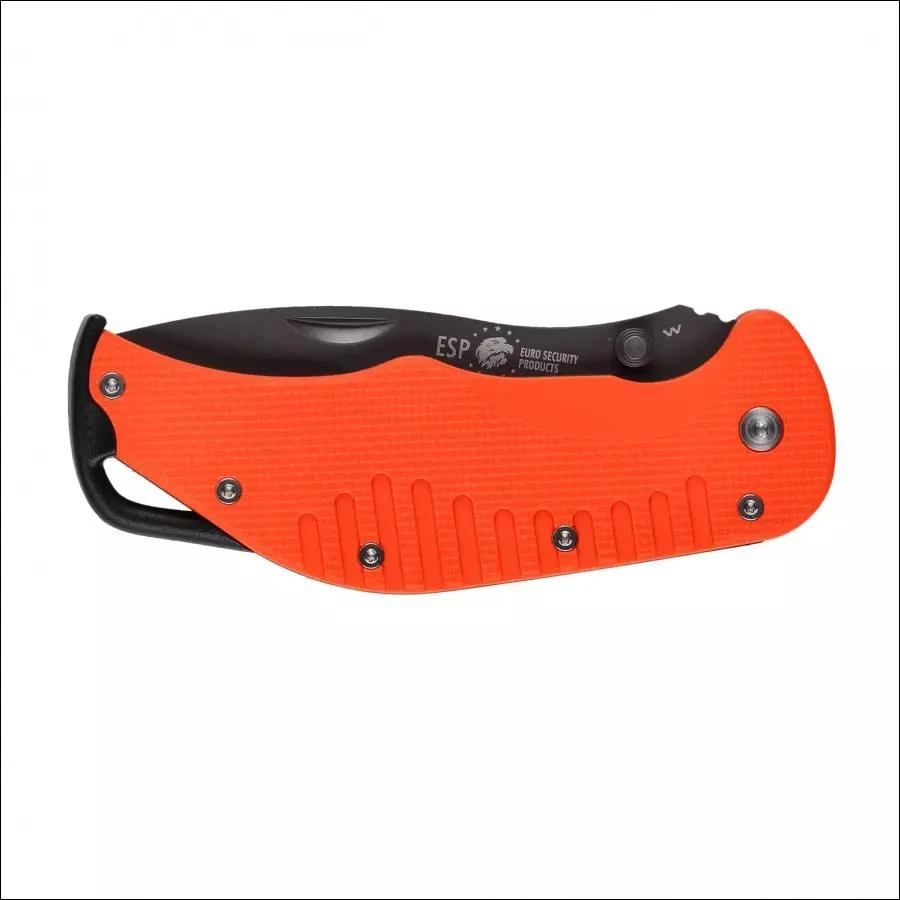 Sulankstomas peilis ESP EK-OB-01-S su oranžine rankena