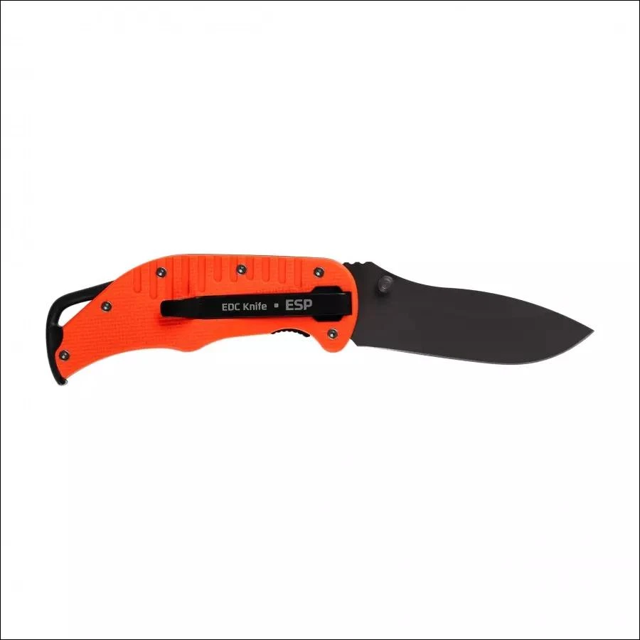 Sulankstomas peilis ESP EK-OB-01 su oranžine rankena