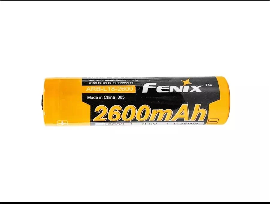 Fenix ARB-L18 18650 2600 mAh 3,6 V ličio jonų akumuliatorius