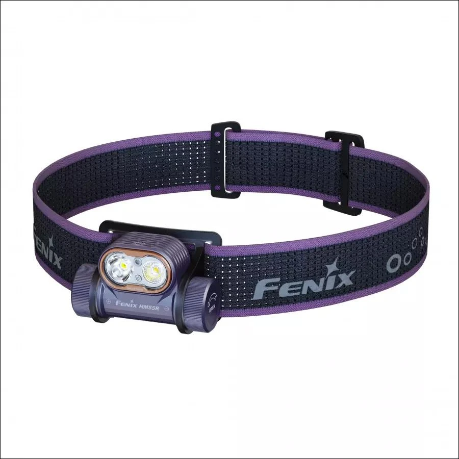 Fenix Fenic HM55R dark violetinė headlamp prožektorius