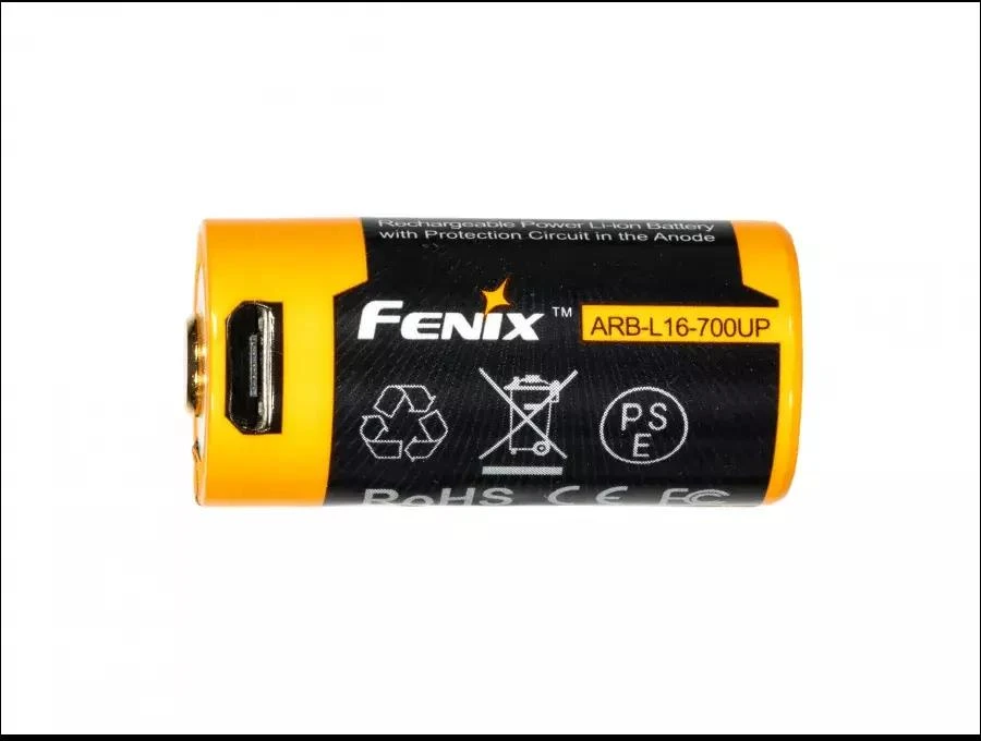 Fenix USB akumuliatorius ARB-L16UP (16340 RCR123 700 mAh 3,6 V)