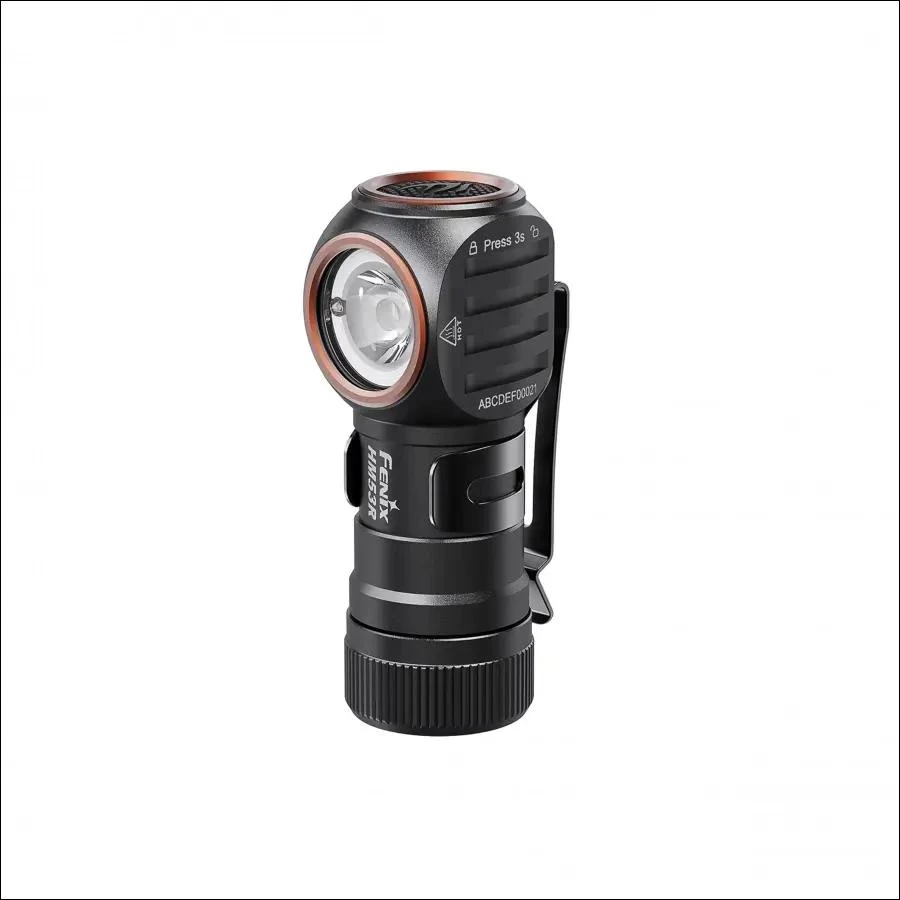 Galvinis žibintuvėlis Fenix HM53R juodas