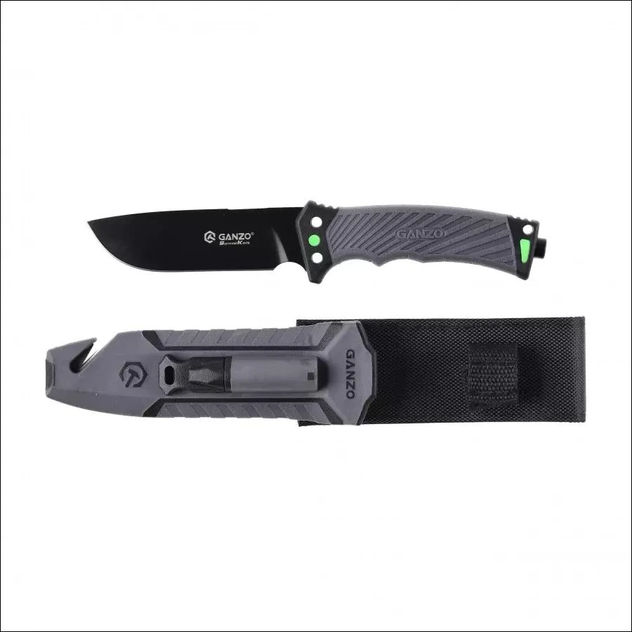 Ganzo Firebird Ganzo peilis su fiksuota geležte G8012V2-GY flintlock