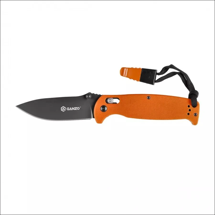 Ganzo Firebird Ganzo G7413-OR-WS sulankstomas peilis su švilpuku