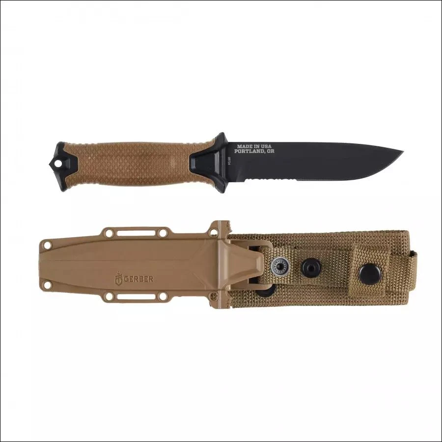 Peilis Gerber Strongarm Coyote FE dantytais ašmenimis