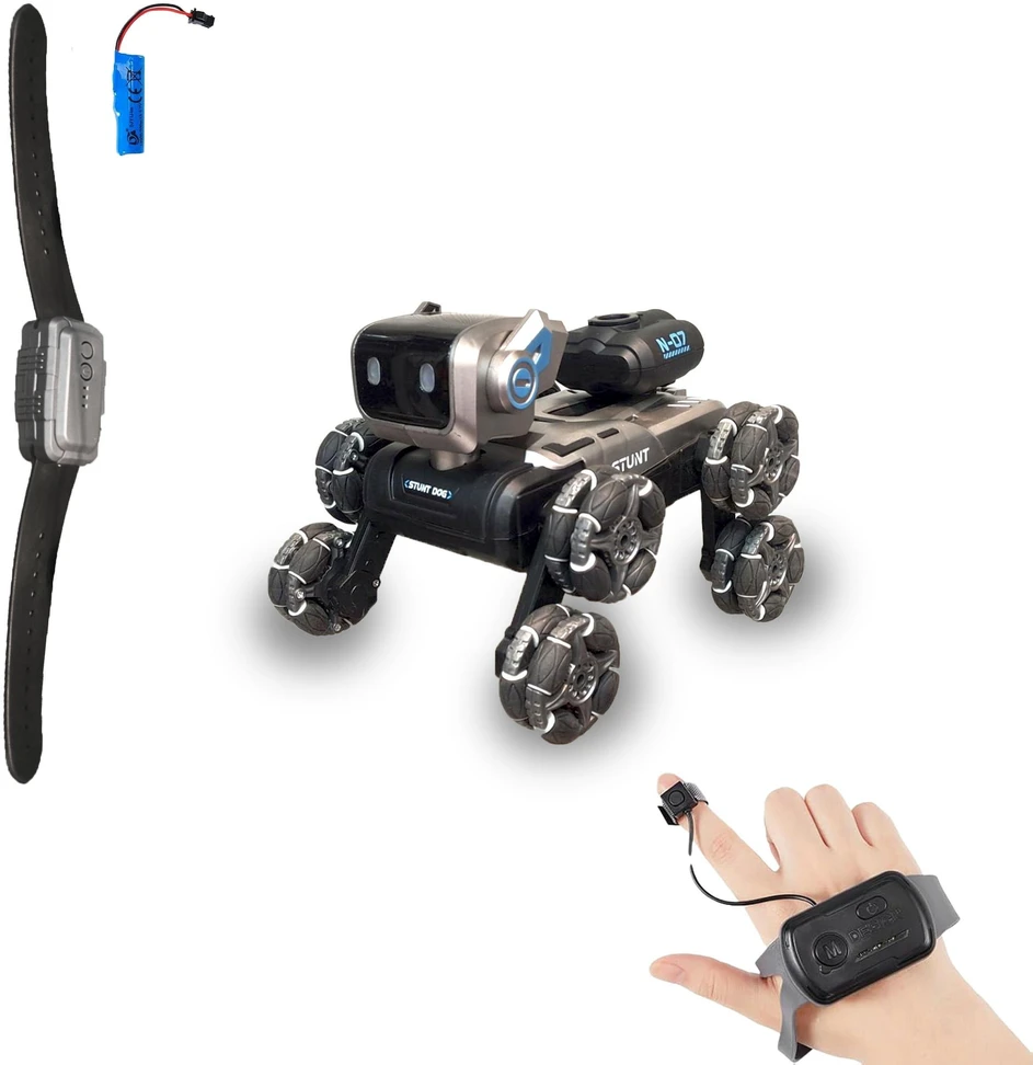 Polesie Gotel Nuotoliniu būdu valdomas robotas-šuo TWISTER, 8 ratai, šokantis ir atliekantis triukus