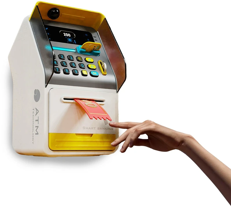 Gotel Žaislinis bankomatas-taupyklė seifas su ekranu
