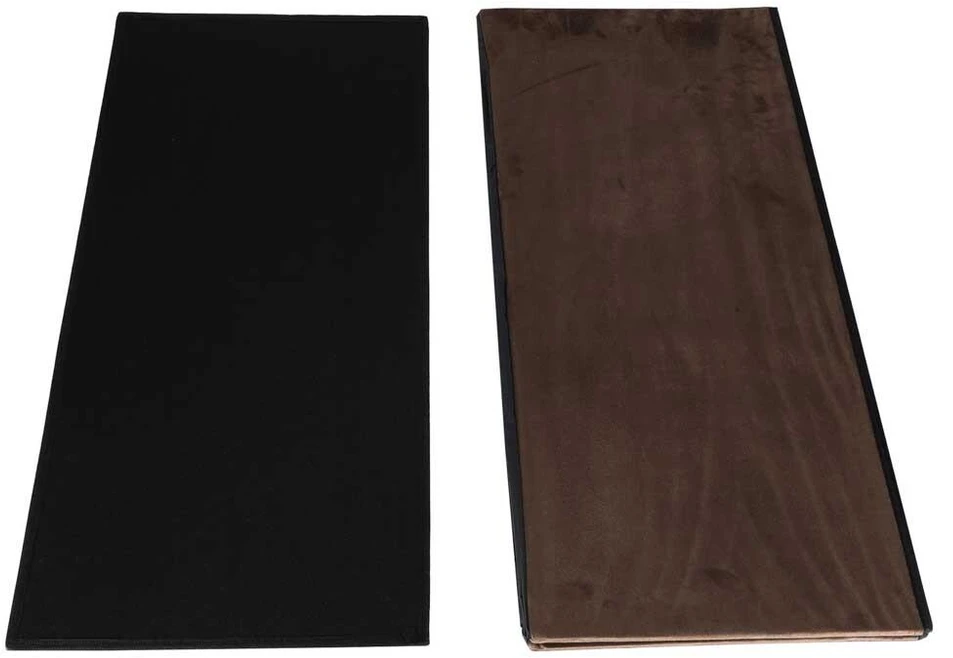 Ikonka Aksominė pufas su dėtuve 77x38x37 cm, rudas, sulankstomas