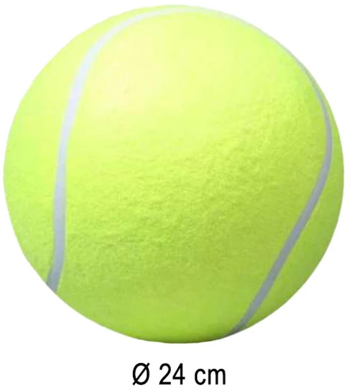 Ikonka Generic Milžiniškas teniso kamuoliukas XXL 24cm žaislas šunims