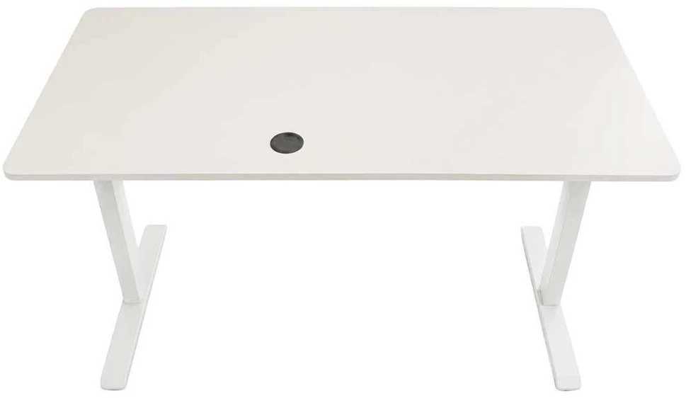 IKONKA HOME Reguliuojamas elektrinis rašomasis stalas 120x60 cm, Baltas