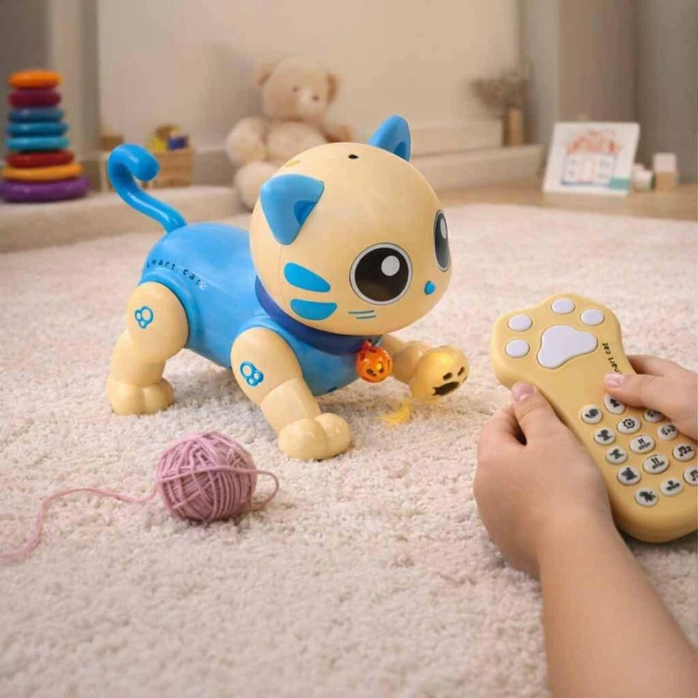 Ikonka RC katė robotas nuotolinio valdymo pultas šokinėja dainuoja