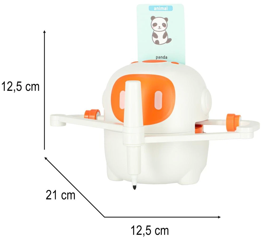 Ikonka Edukacinis robotas vaikams, 12,5 cm, įkraunamas