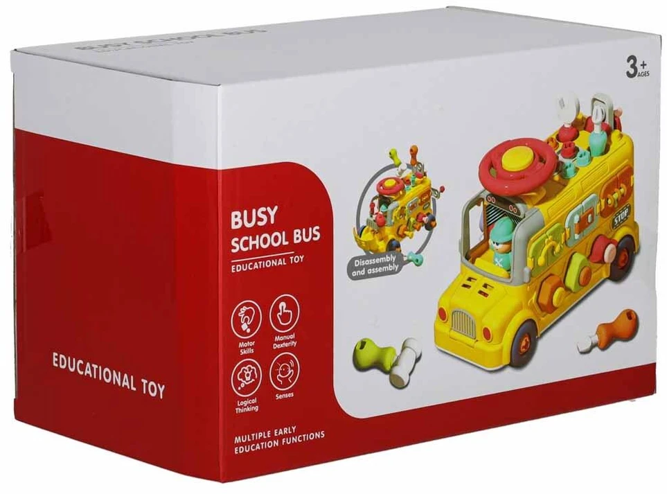 Ikonka Manipuliacinis autobusas 6in1 su atsuktuvu